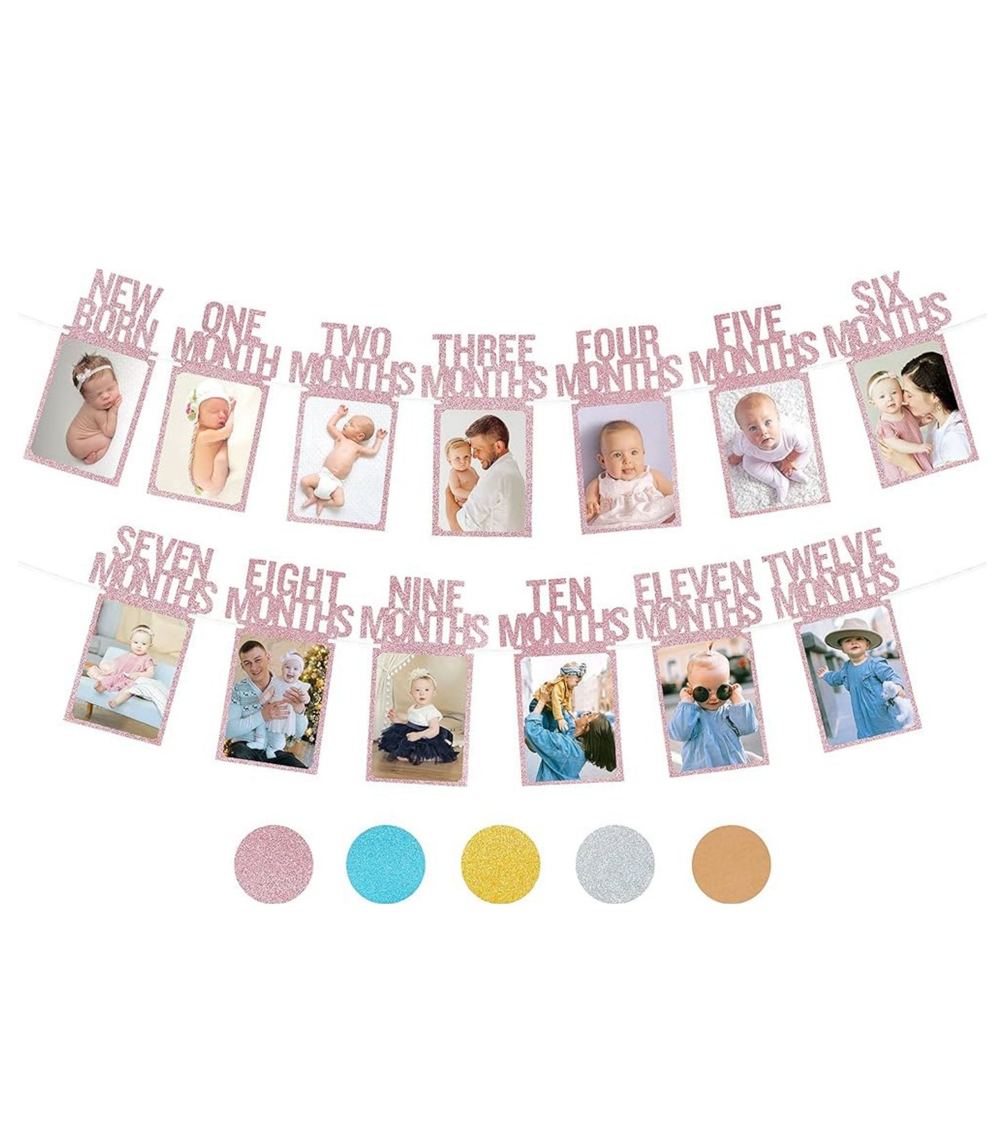 لافتة صور عيد ميلاد الطفل الأول