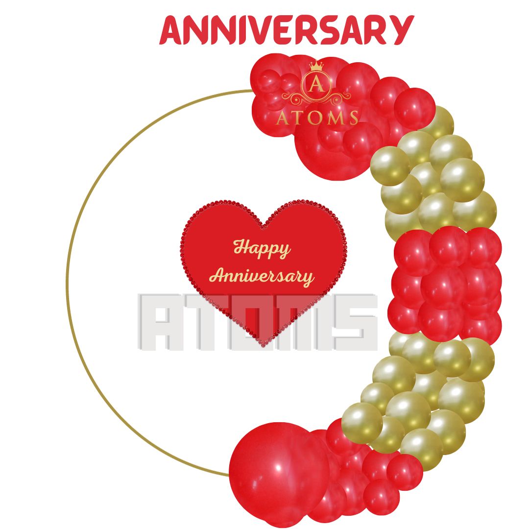 Anniversary Setup - Graduation Balloons Setup - Atoms Qatar