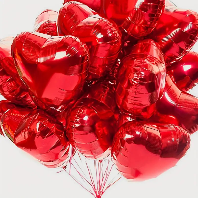 Valentines Helium Heart Balloons