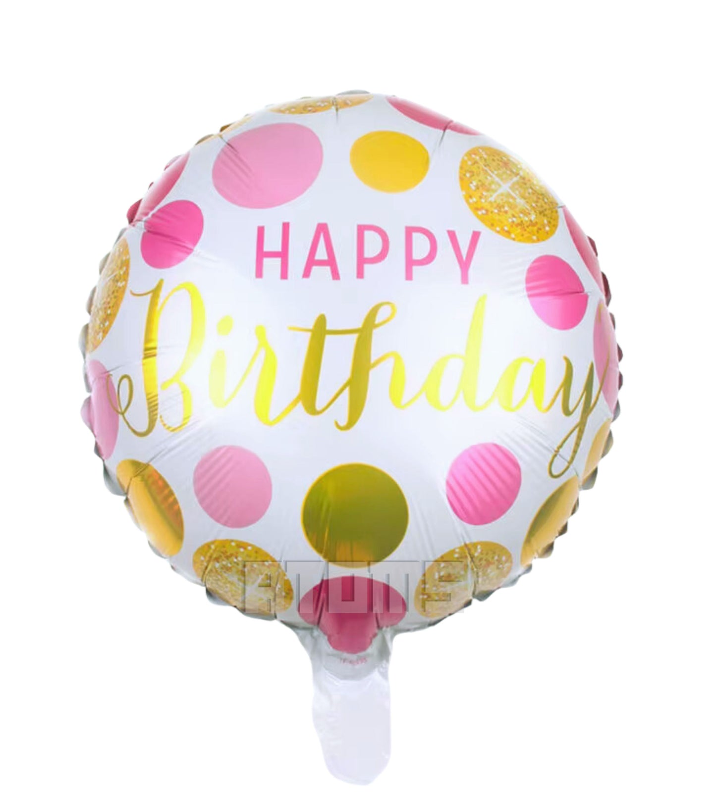 Happy Birthday Pink Design Balloon