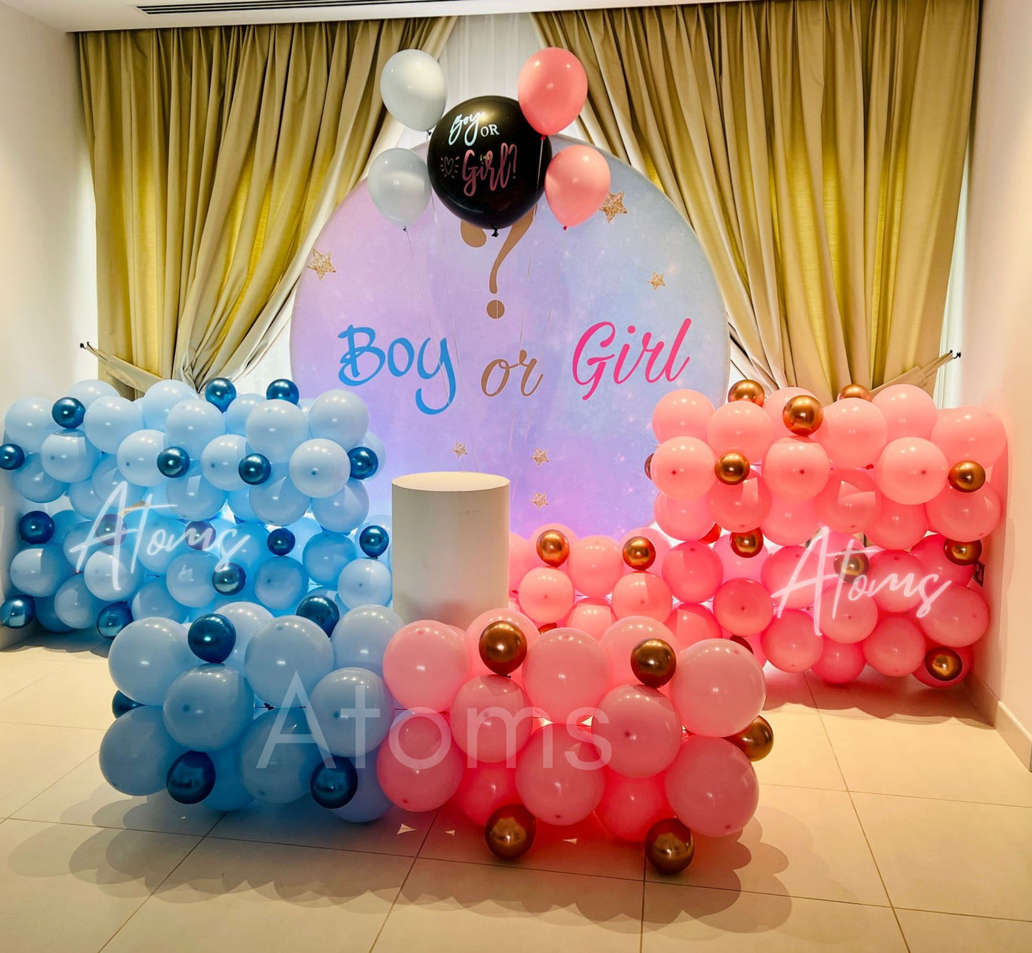 Gender Reveal Platinum Setup
