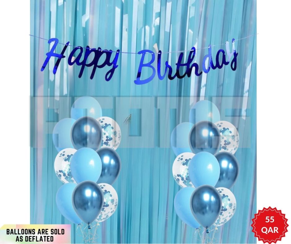 Blue Birthday Set