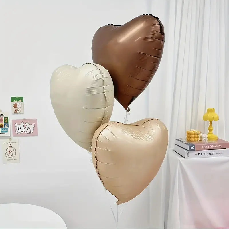 Valentines Helium Blush Heart Balloons