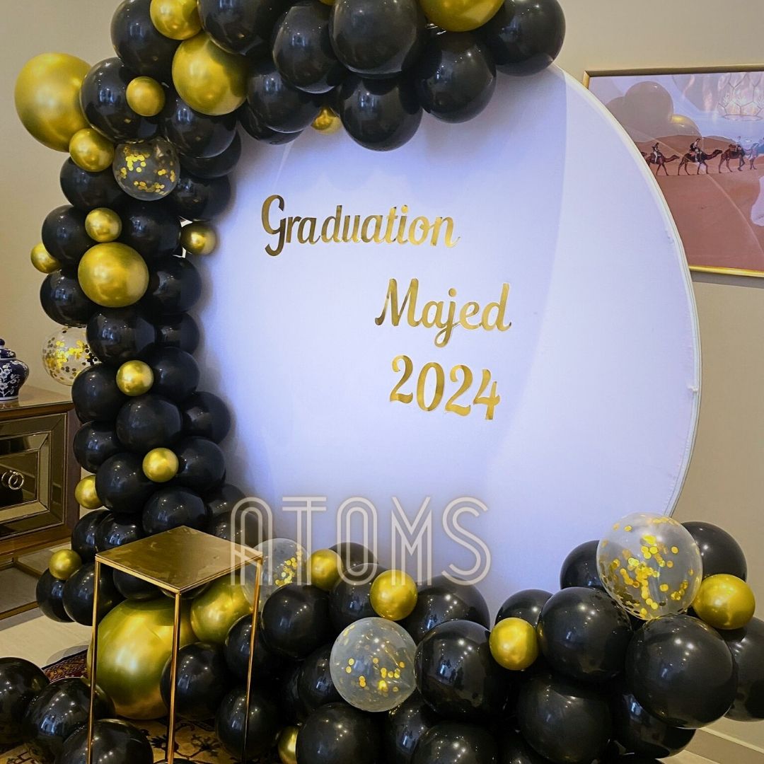 Black Themed Graduation Platinum Setup