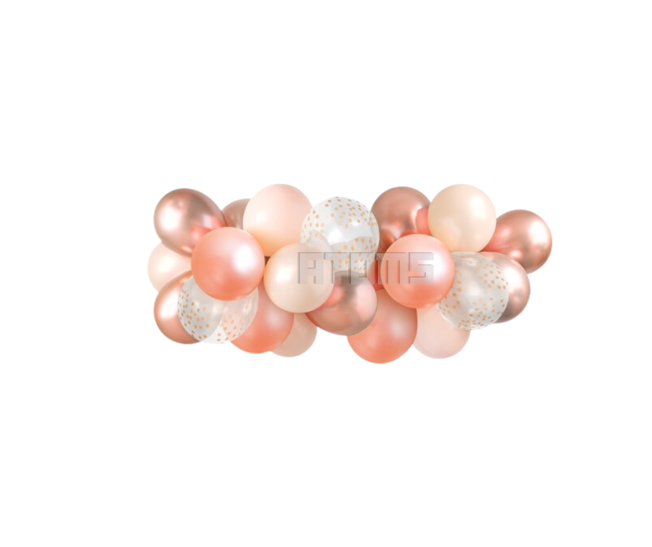 Rosegold Balloon Garland