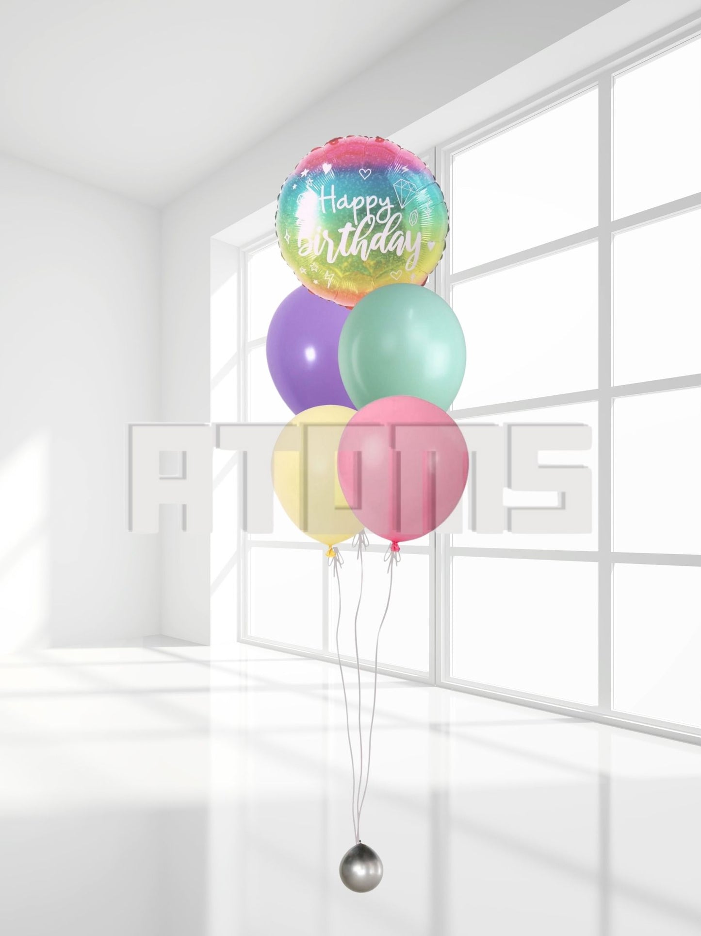 مجموعة بالونات عيد ميلاد صغيرة