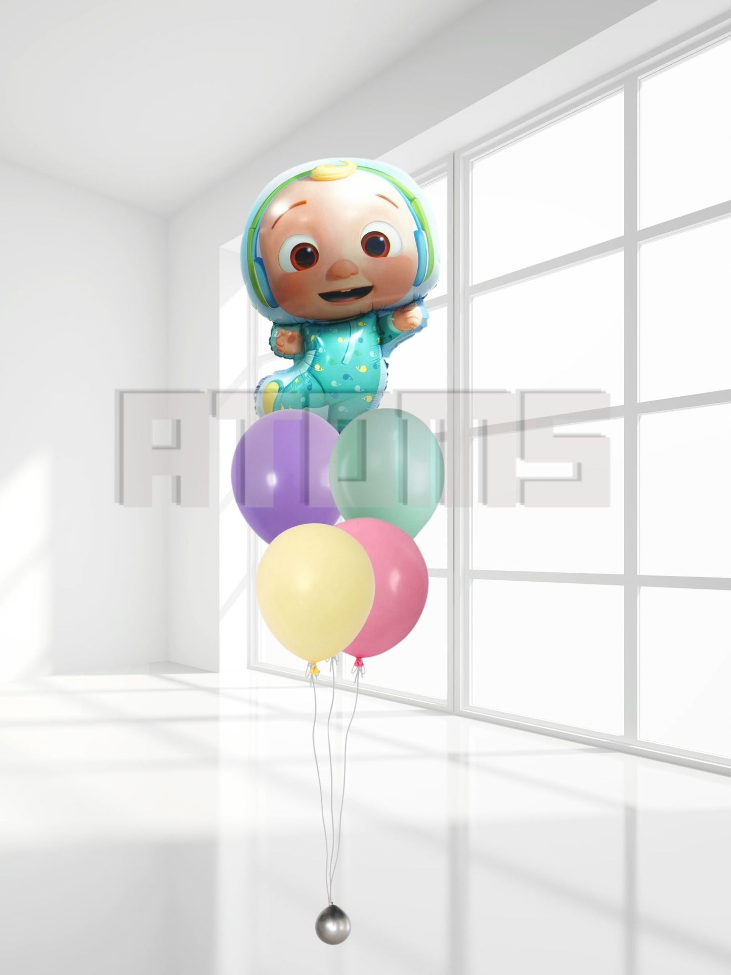 مجموعة بالونات جوز الهند الصغيرة