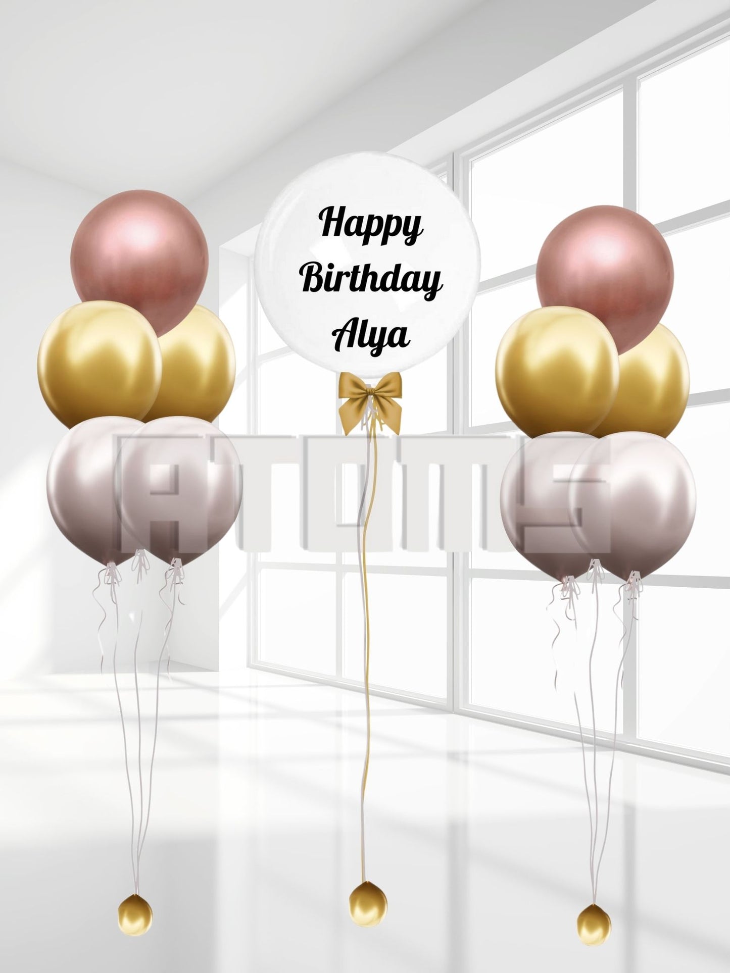 مجموعة بالونات عيد الميلاد بوبو