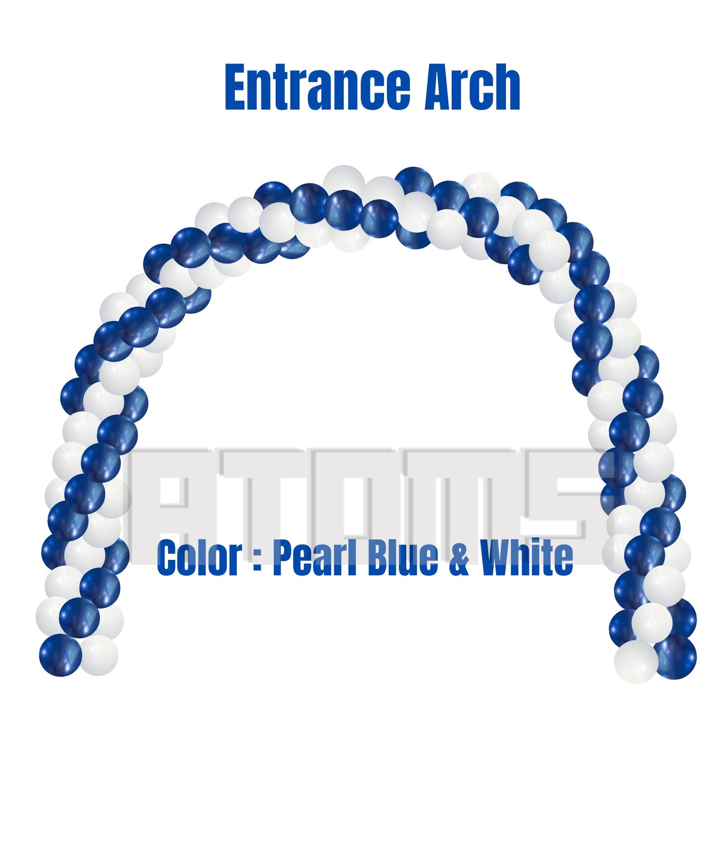 Inauguration Setup (White & Blue)