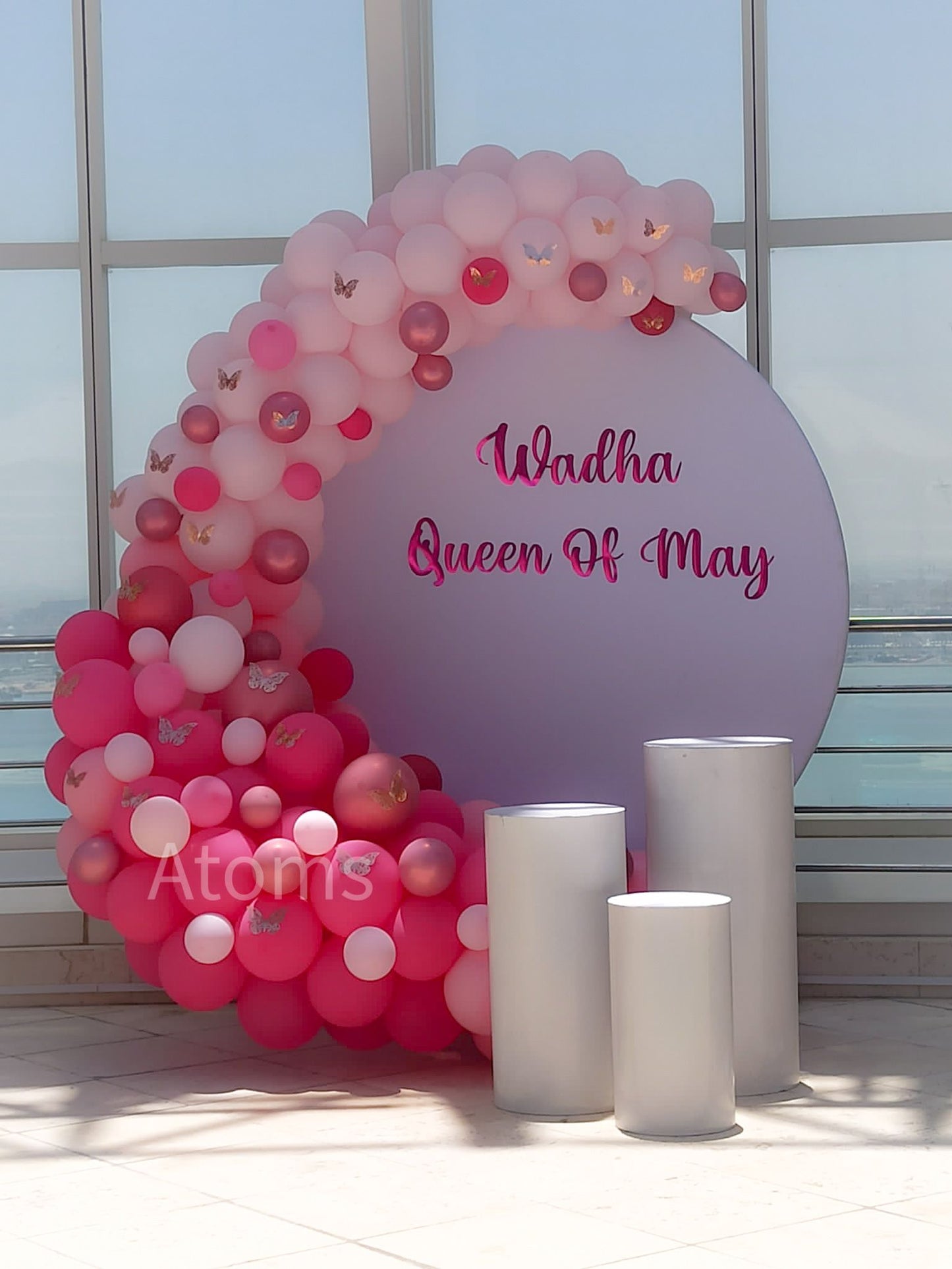 Pink Baby Shower Platinum Setup
