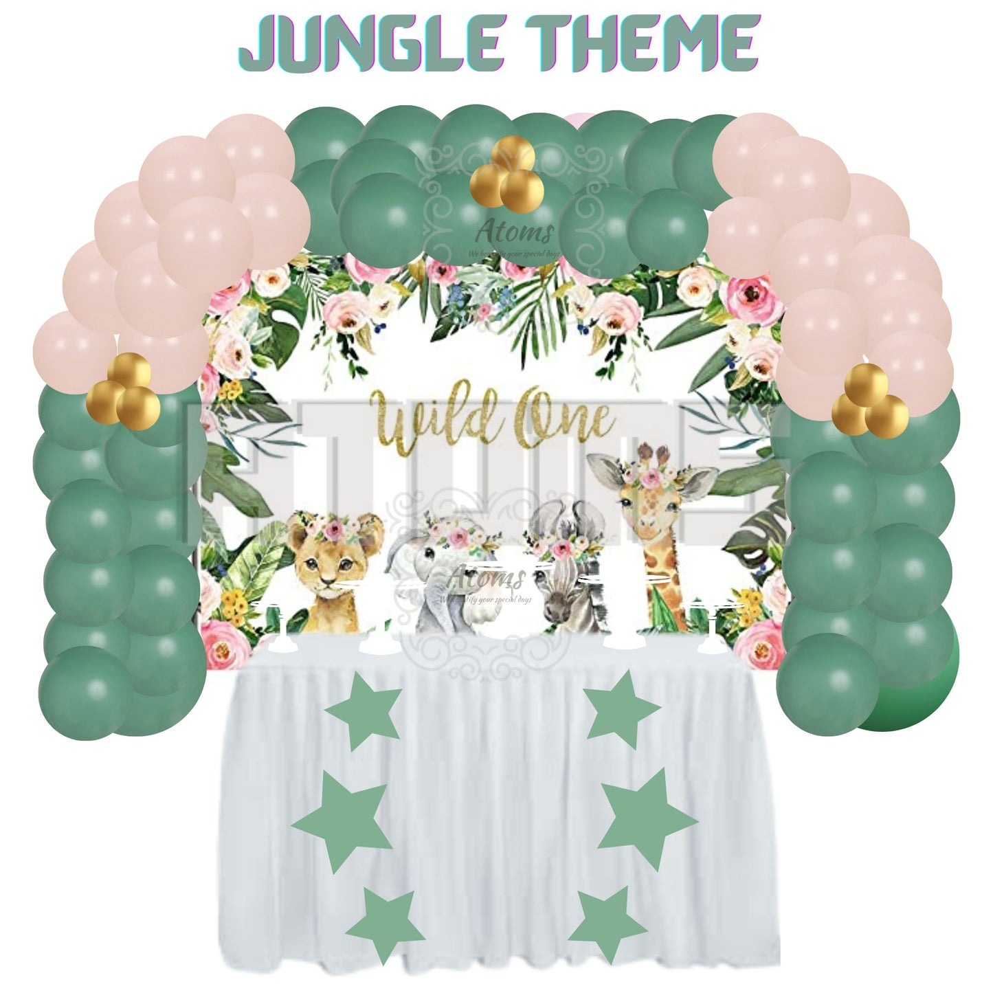 Girl Themed Jungle Safari Setup