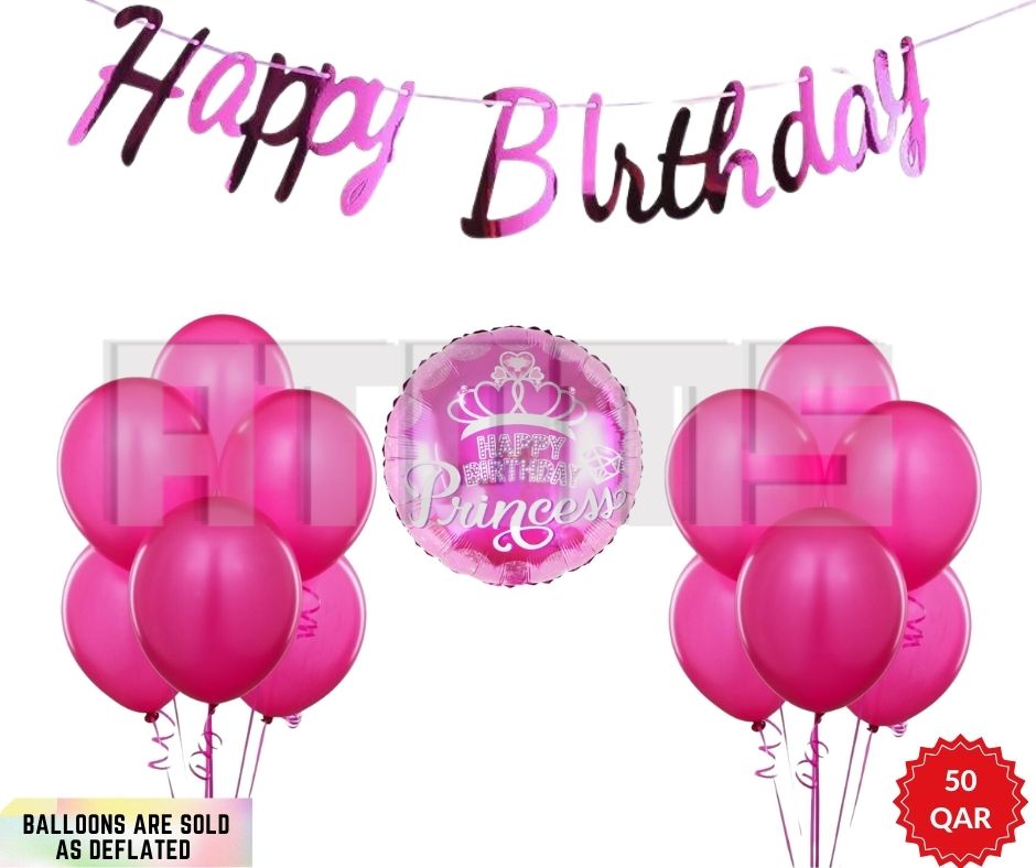 Pink Birthday Set