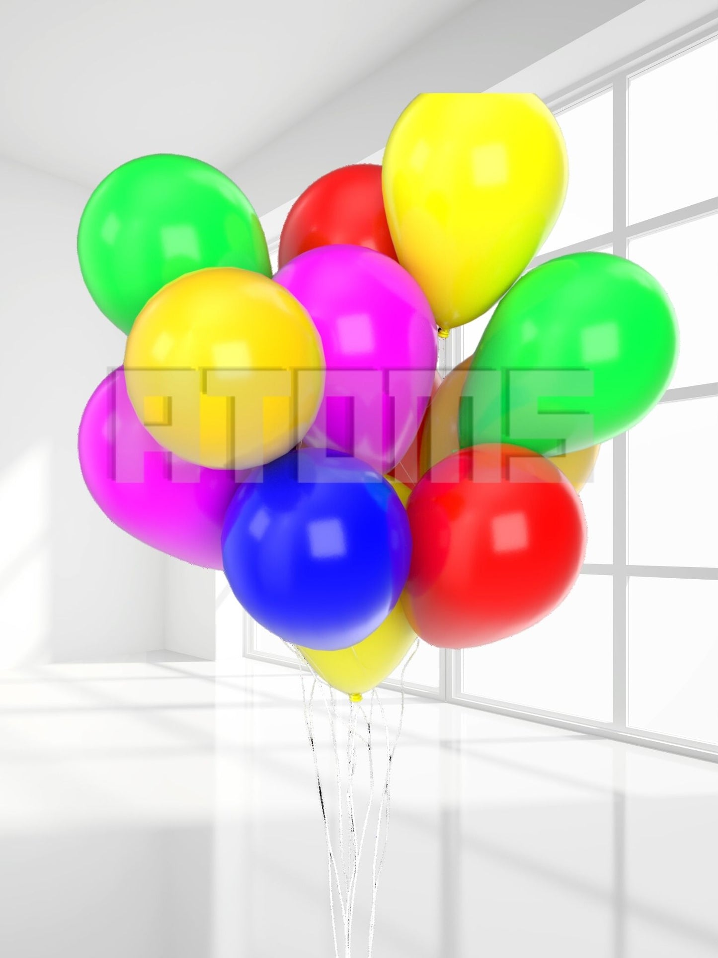 مجموعة بالونات الهيليوم المختلطة