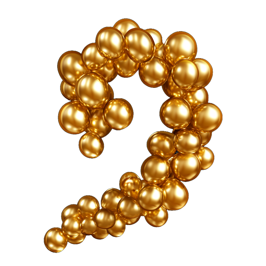 Metalic Gold Balloon Garland