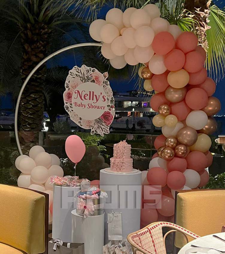 Baby shower Platinum Setup