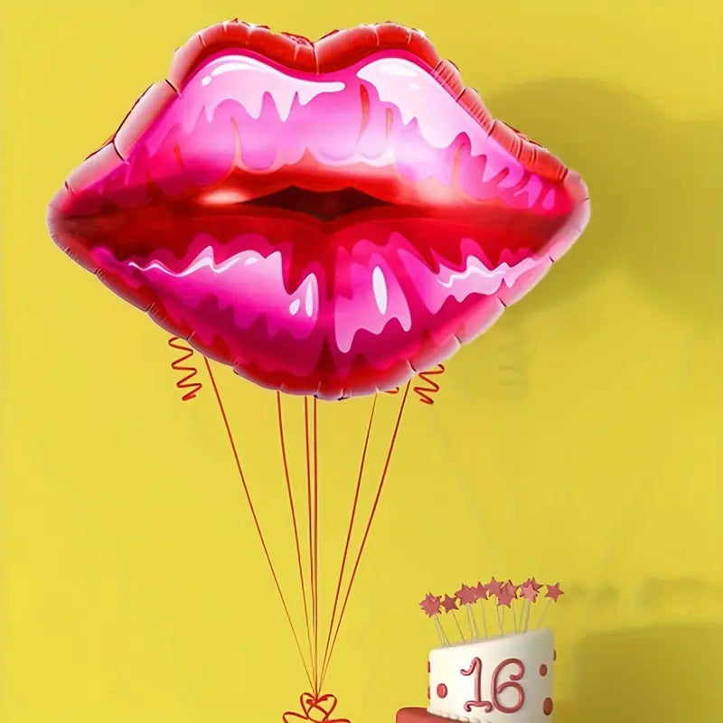 Valentines Helium Lips Balloons