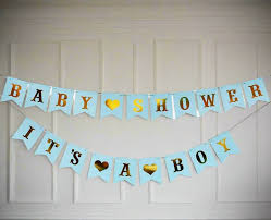 Boy Baby Shower Banner
