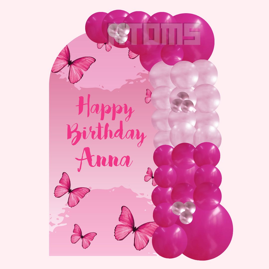 إعداد سمة الفراشة الوردية