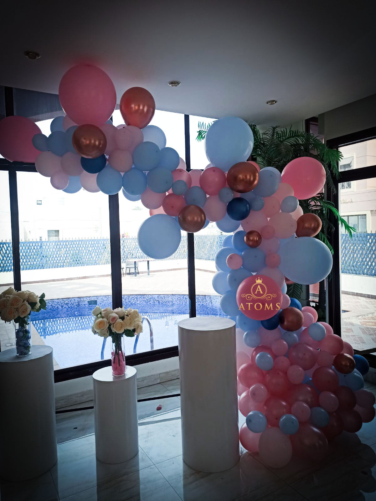 Gender Reveal Theme Setup