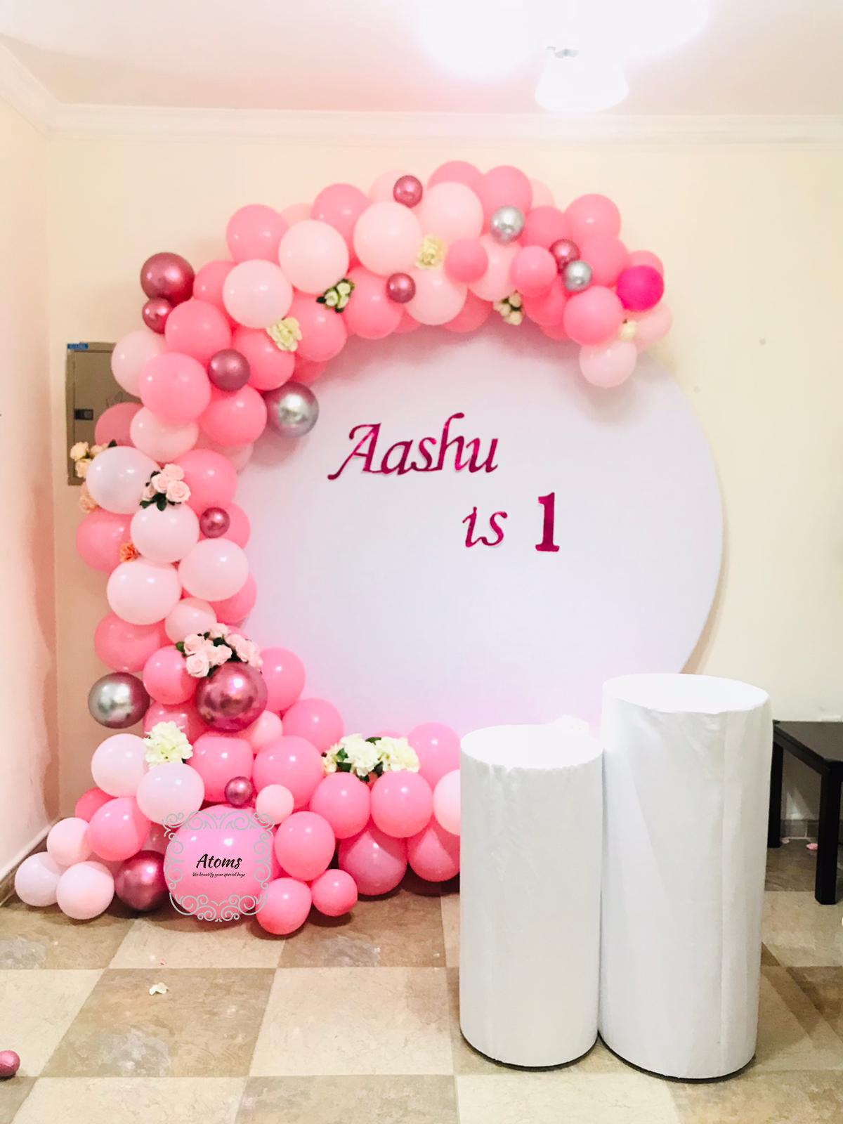 إعدادات البلاتين الوردي