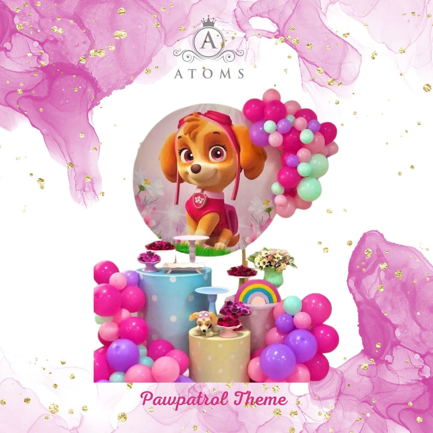 إعداد الماس لموضوع باربي