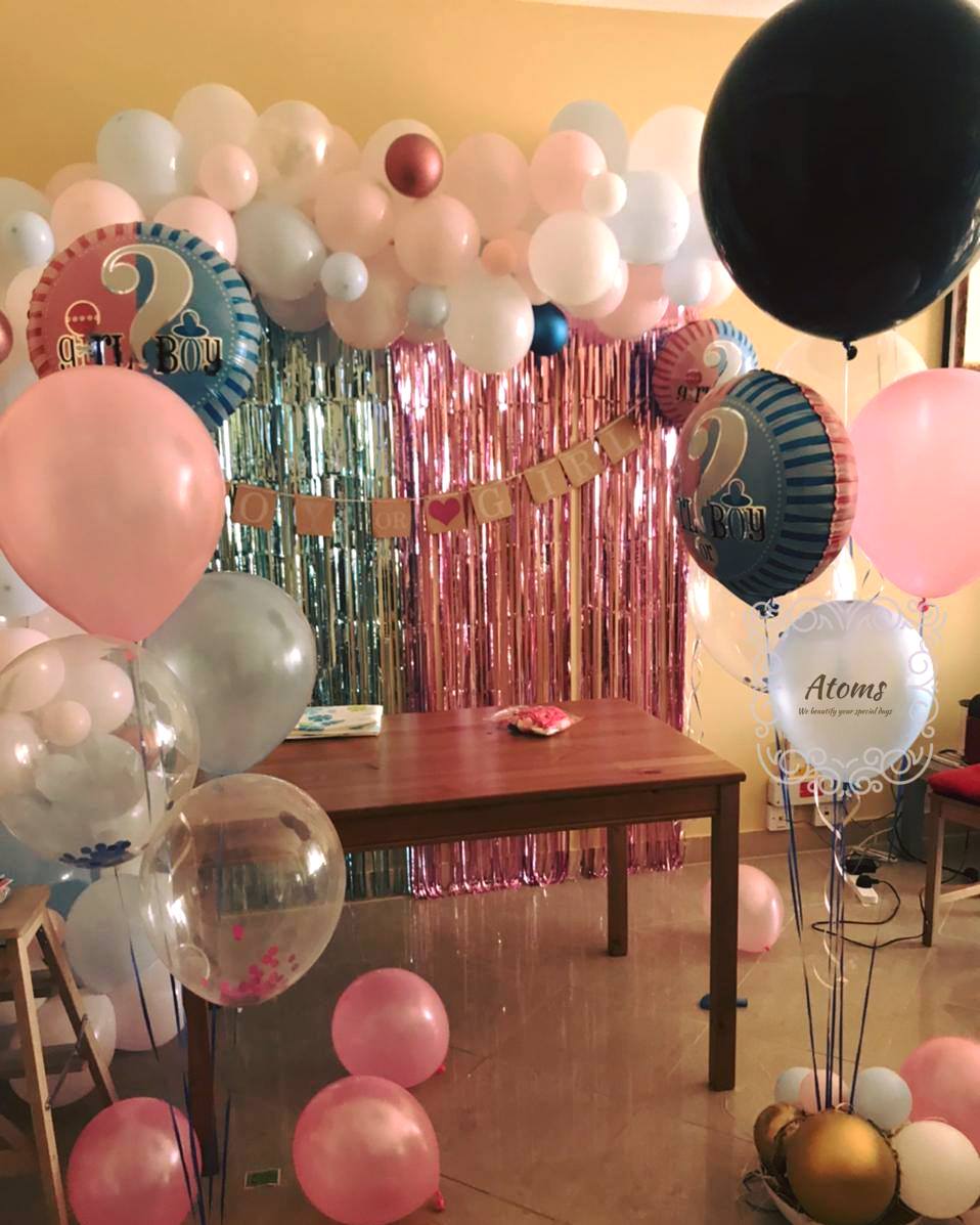 Baby Shower Bronze Setup