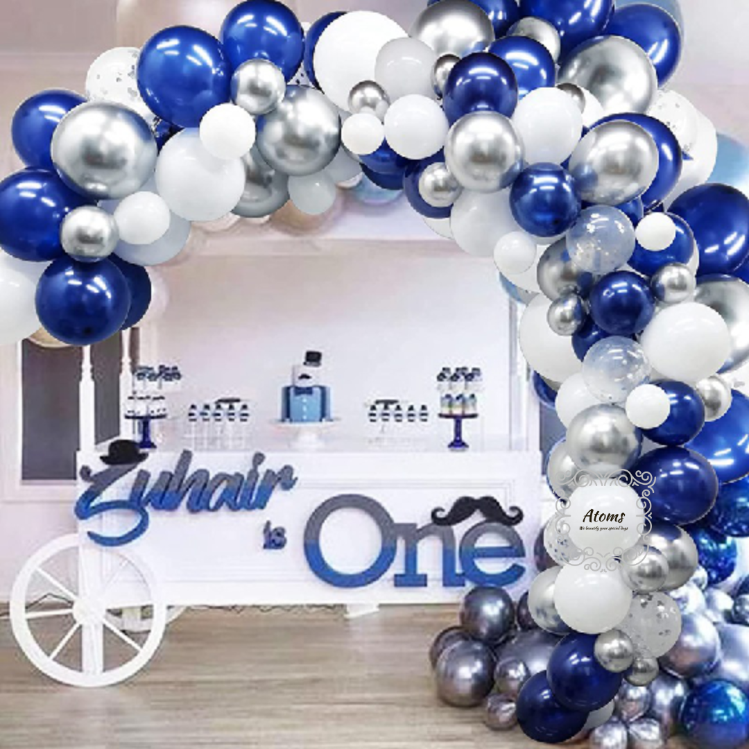Navy Blue Balloon Arch Set