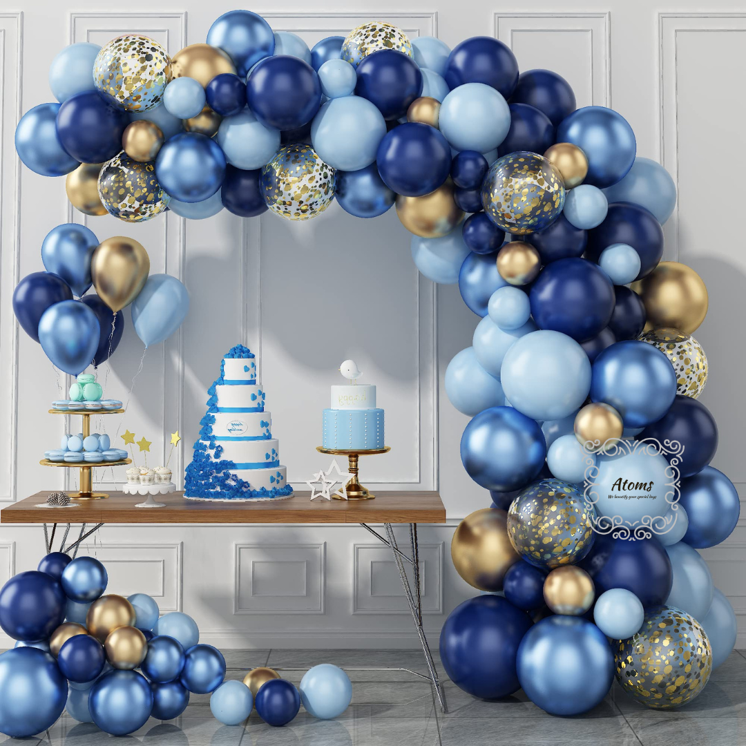 Navy Blue Balloon Arch Set