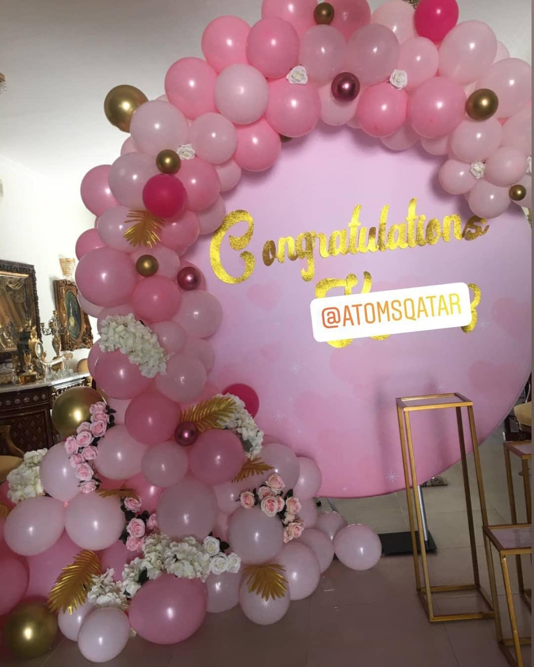 Pink Shaded Graduation Platinum Setup