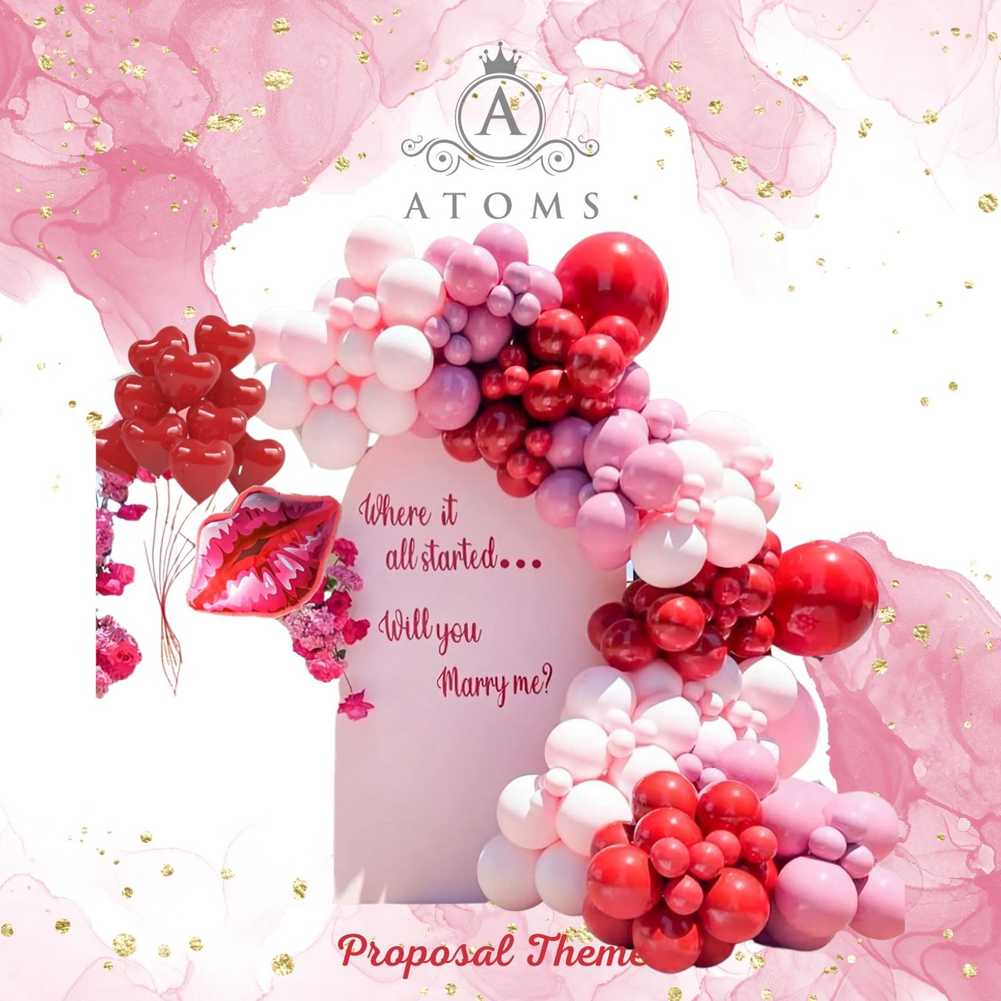 Red & Pink Platinum Setup