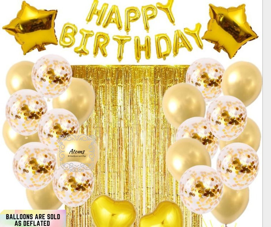 Gold Birthday Set