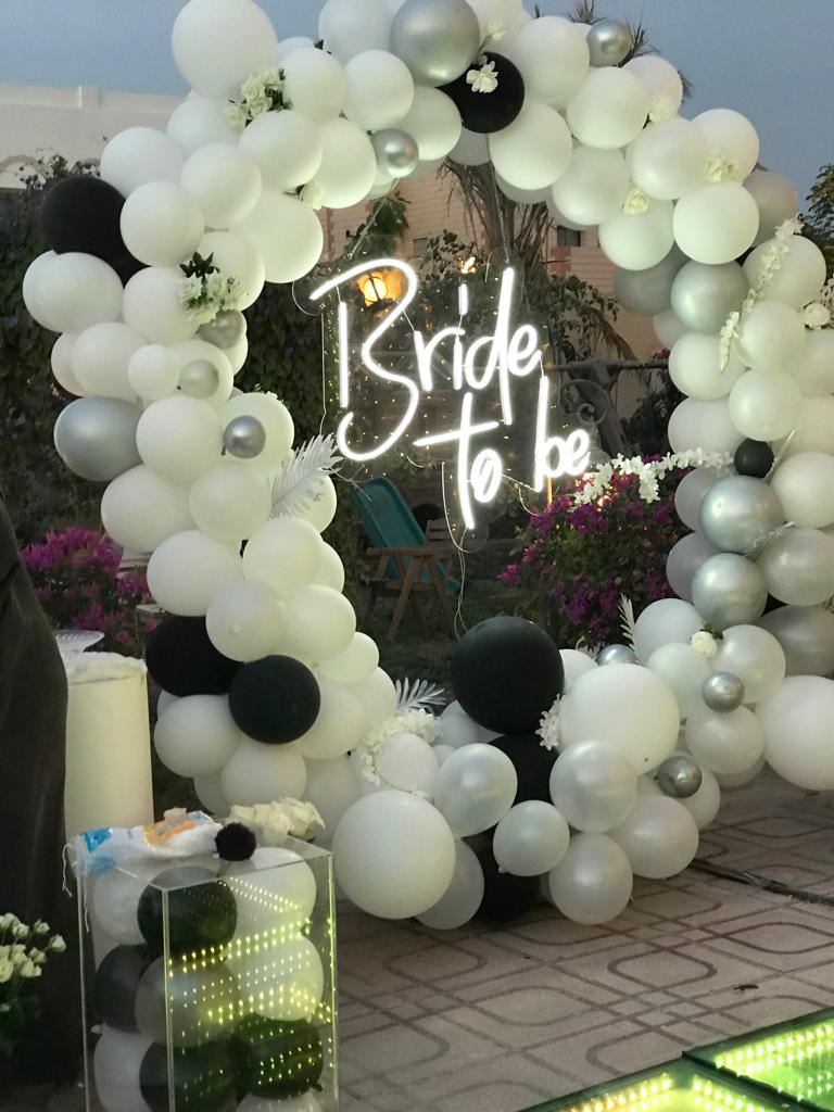 Bridal Shower Platinum Setup