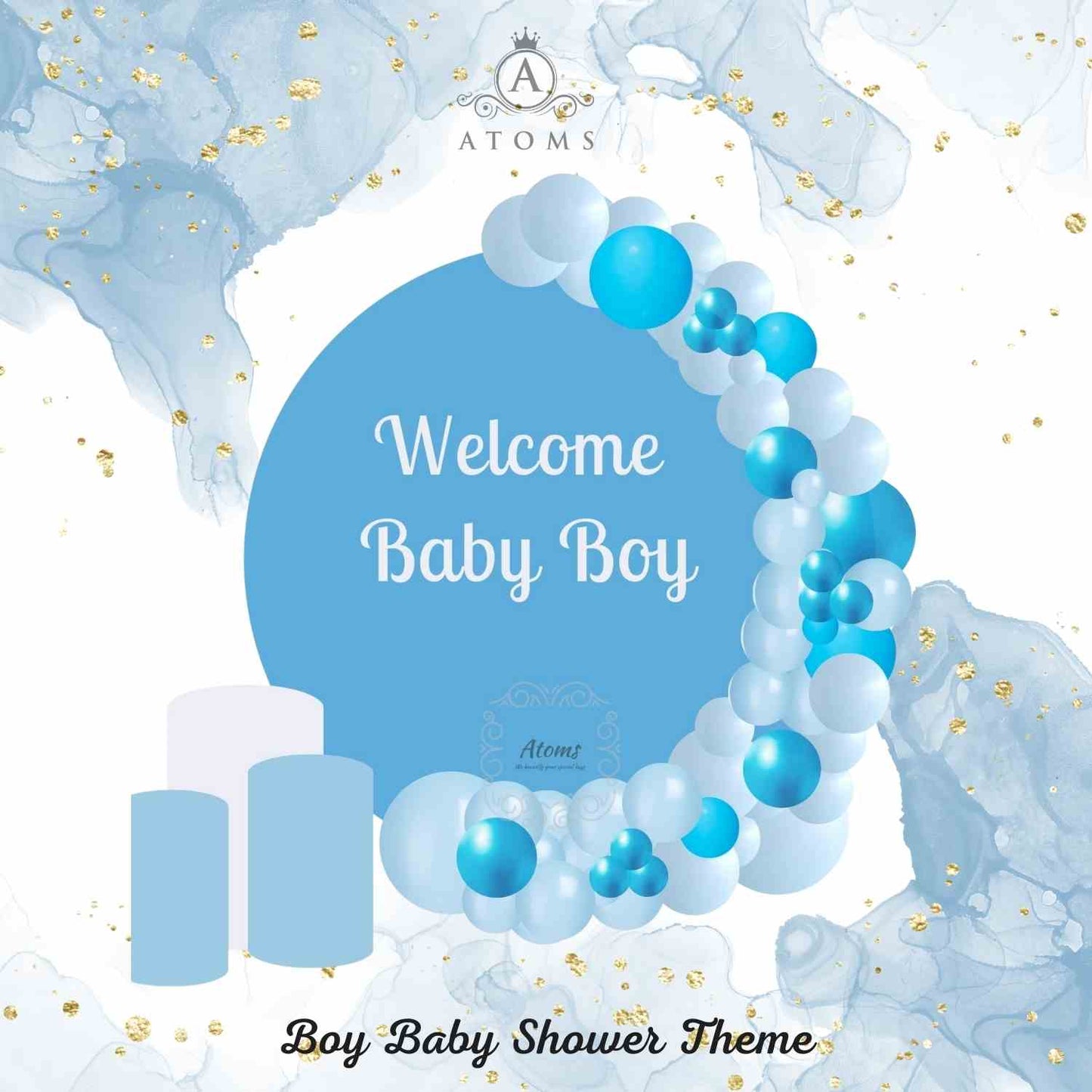 إعداد حفل استقبال المولود البلاتيني