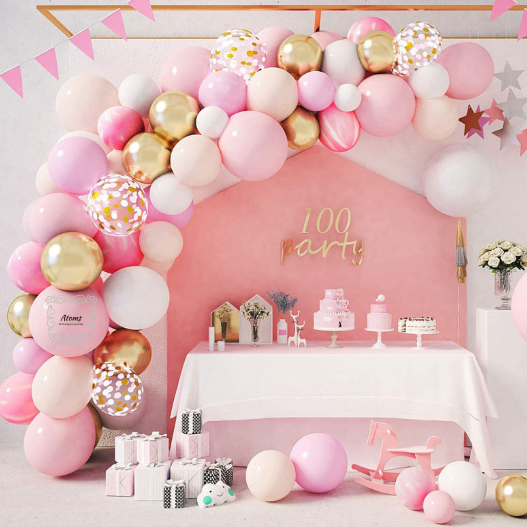 Pink Balloon Arch Set