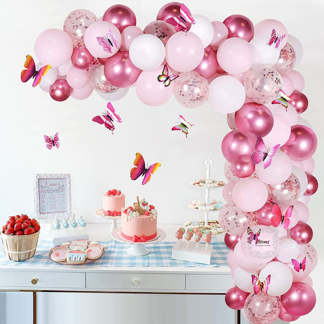 Pink Balloon Arch Set