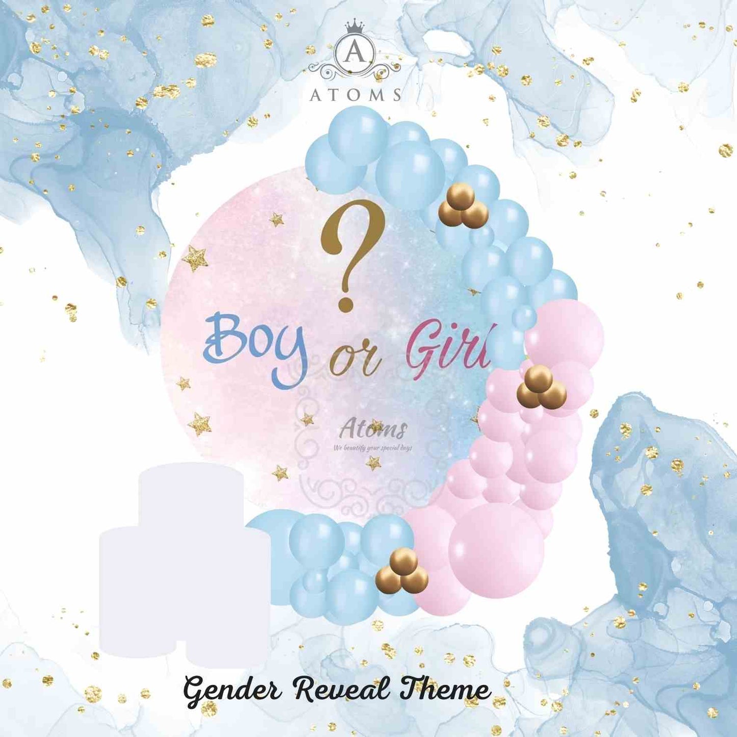 Gender Reveal Platinum Setup