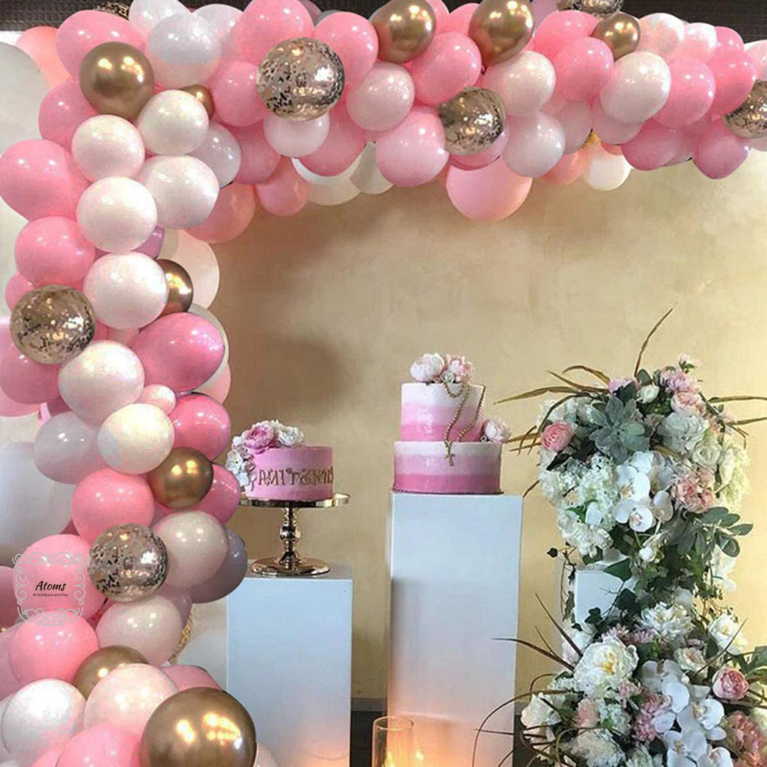 Pink Balloon Arch Set