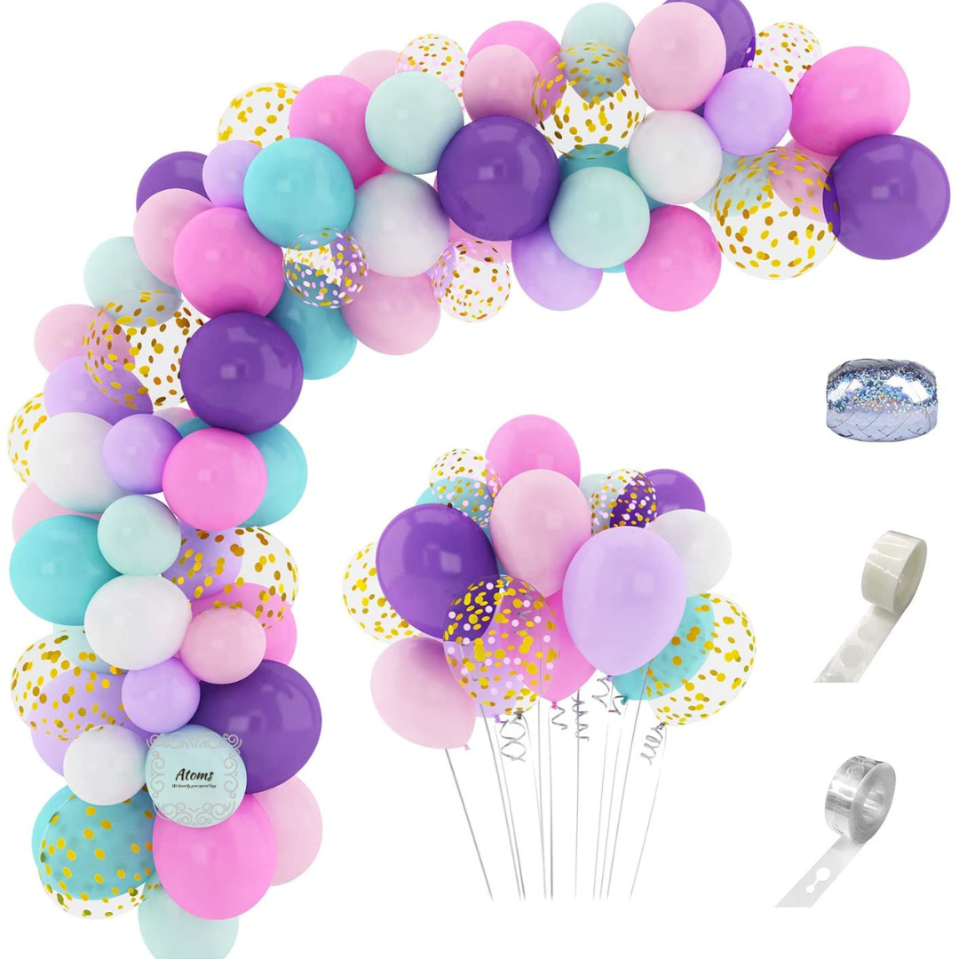 Mermaid Themed Balloon Arch Set