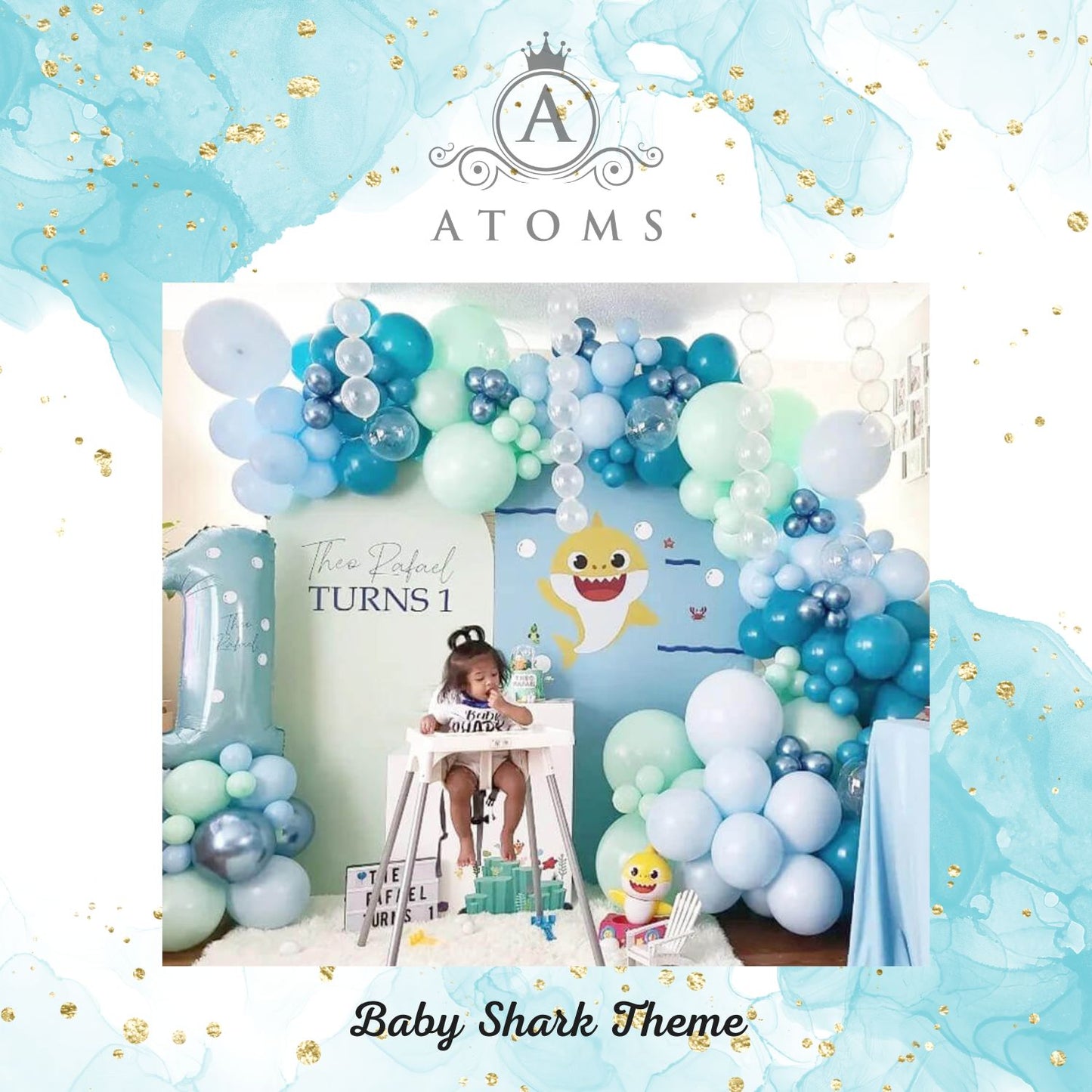 Baby Shark Theme Diamond Setup