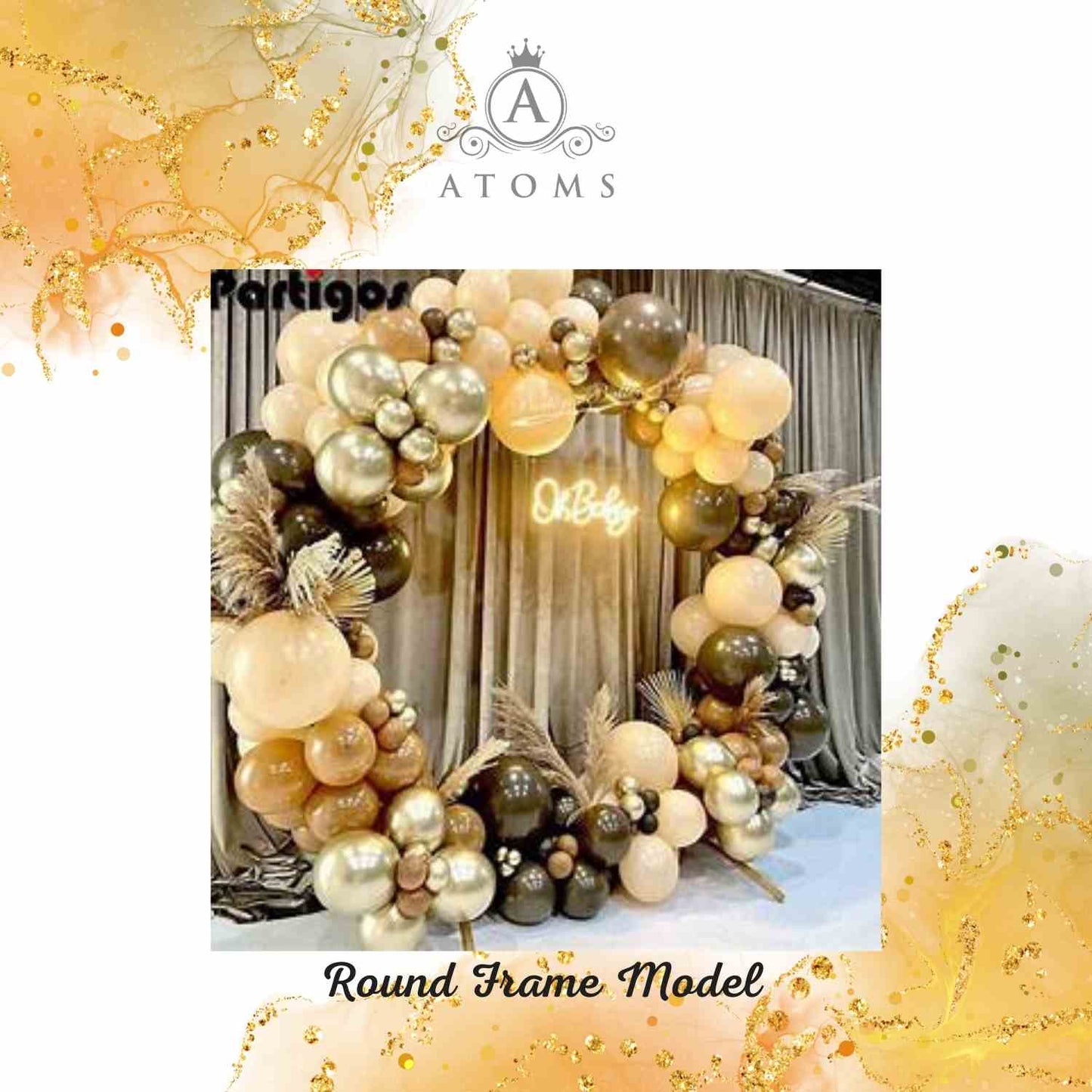 إعداد حفل استقبال المولود البلاتيني