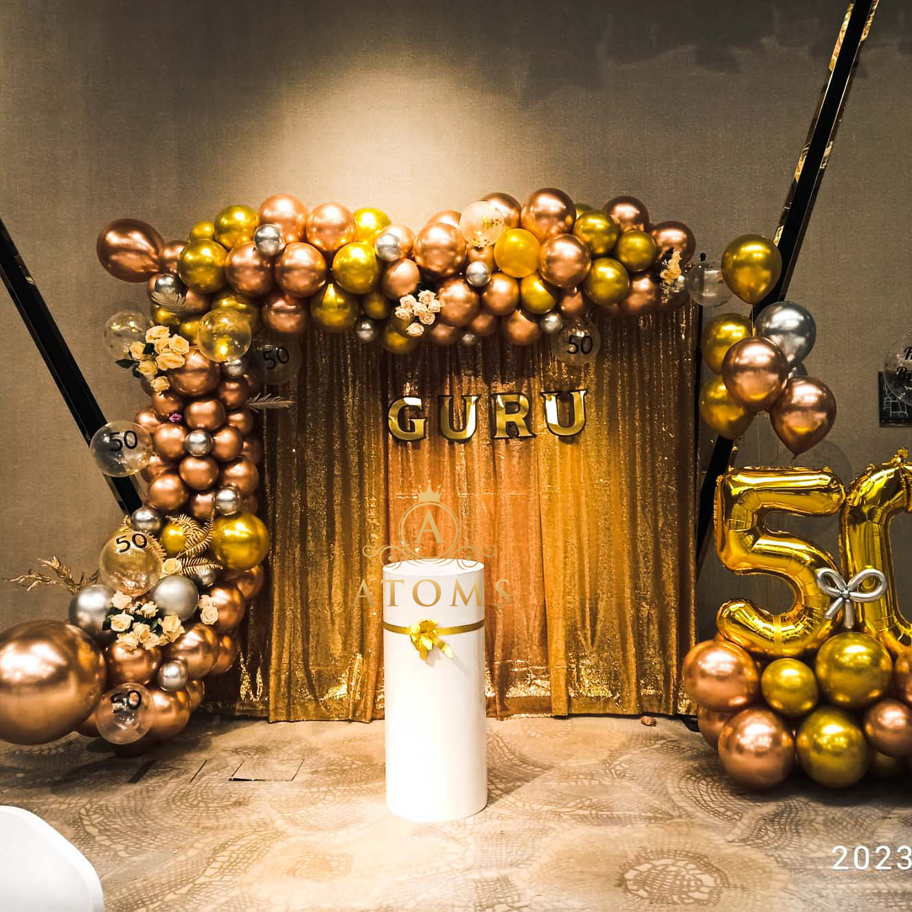 إعداد الذهب الوردي والذهب