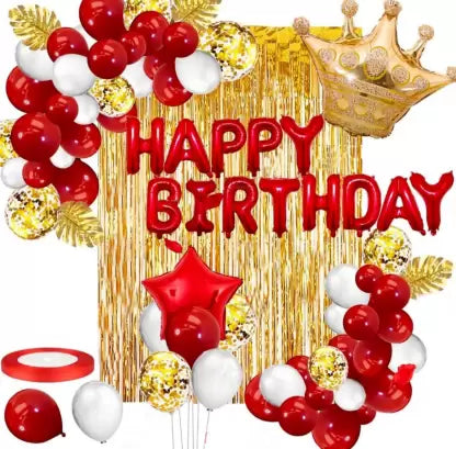 Red Birthday Set