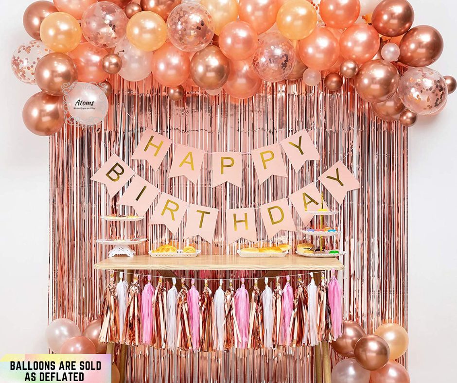 Rosegold Birthday Set