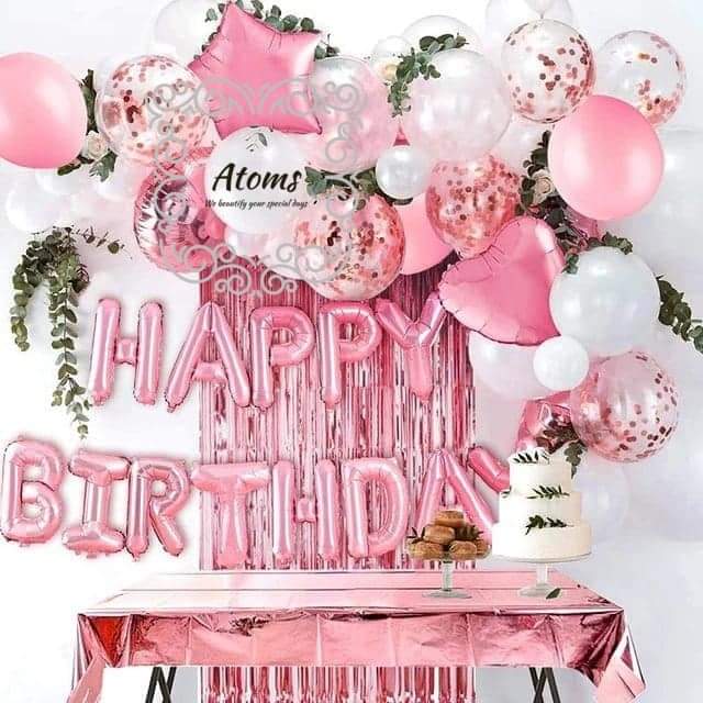 Pink Birthday Set