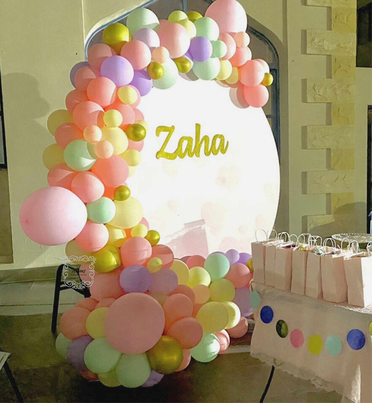 Pastel Balloons Platinum Setup