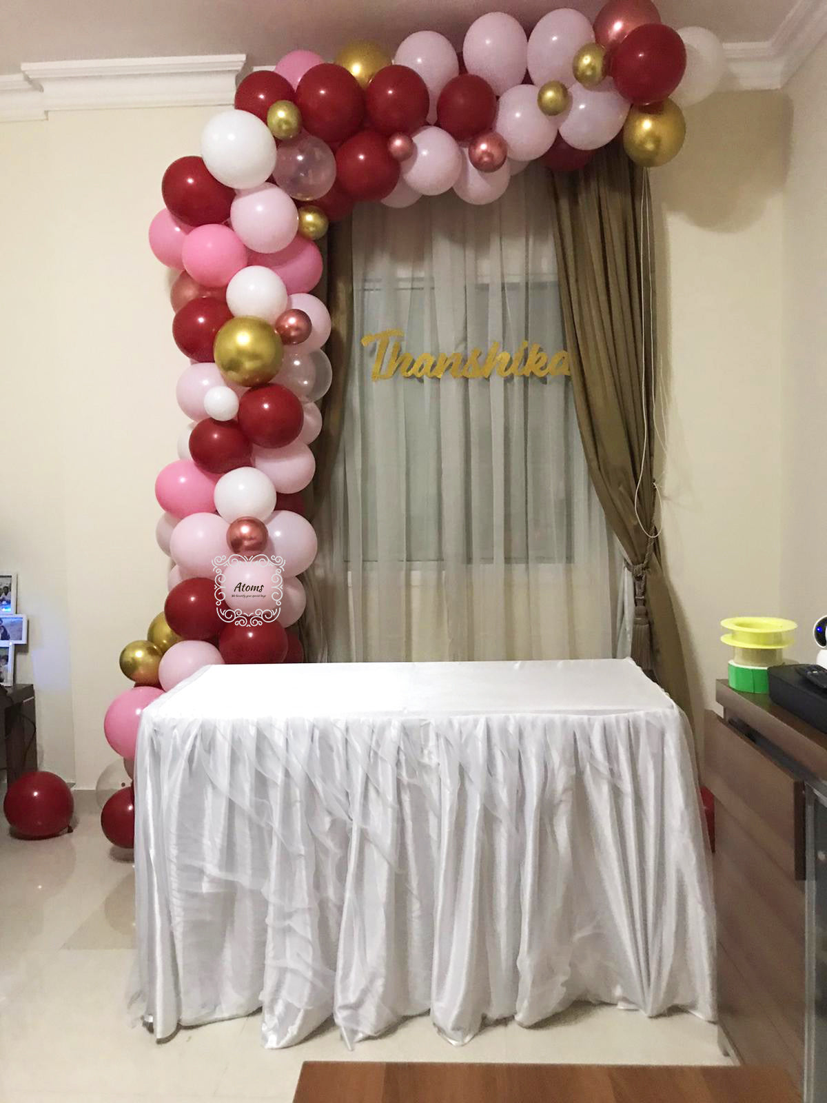 Burgundy Bronze Setup