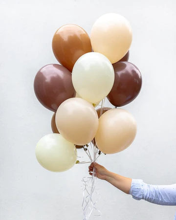 مجموعة بالونات هيليوم وردية اللون