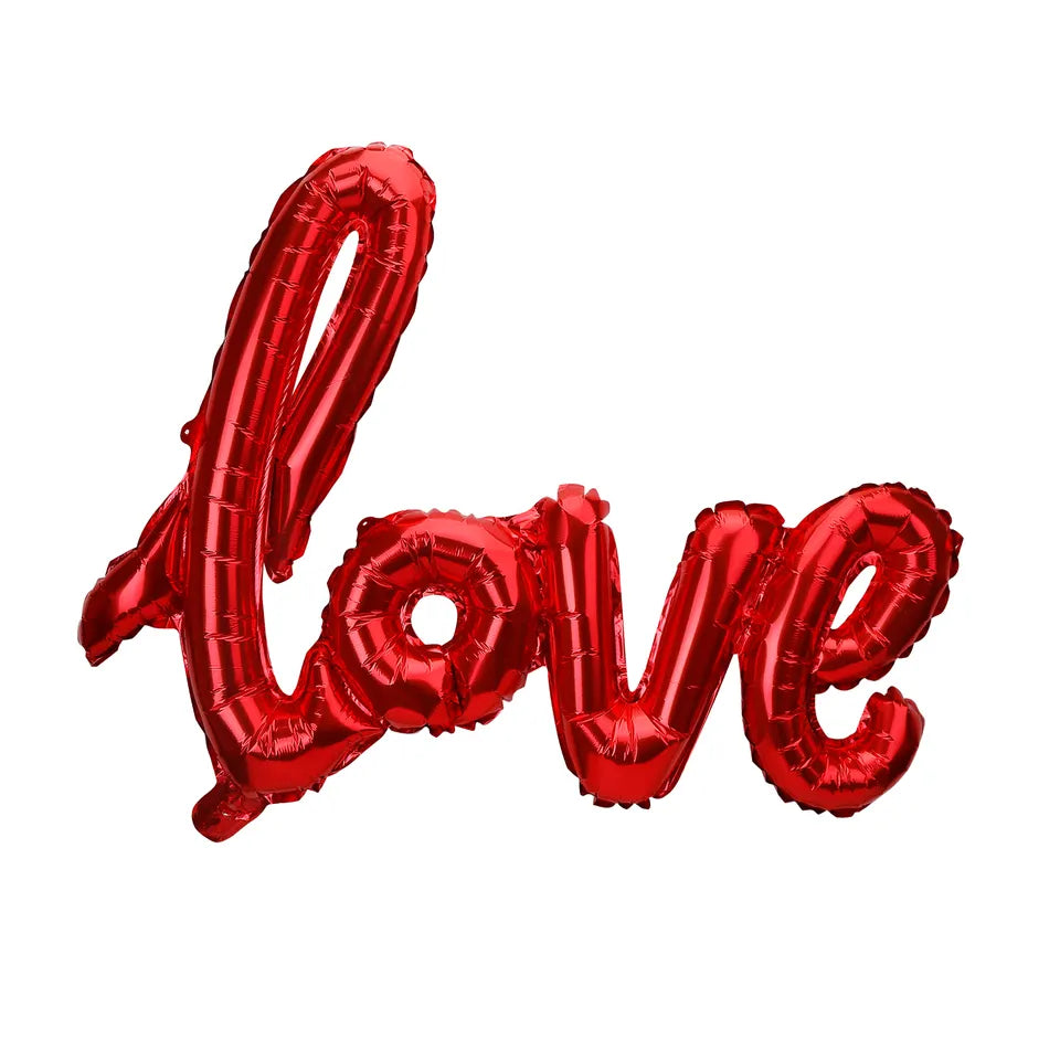 بالون الحب المصنوع من رقائق معدنية