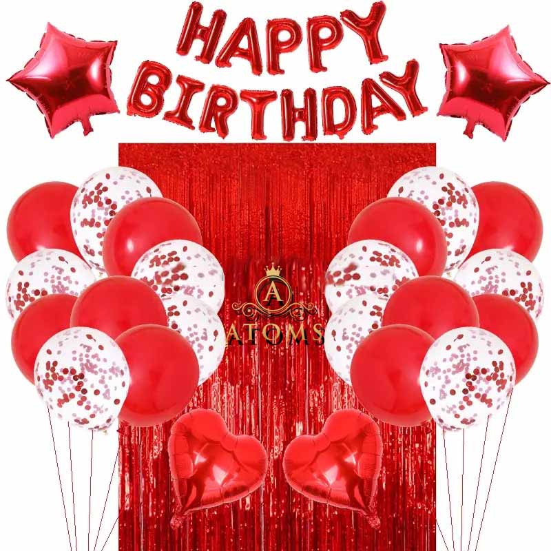 Red Birthday Set
