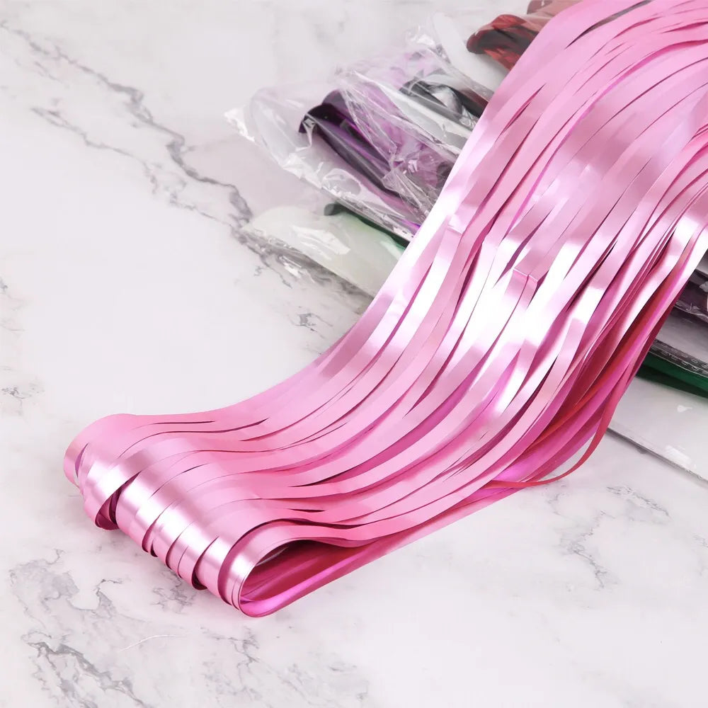 ستارة من رقائق معدنية باللون الوردي غير اللامع